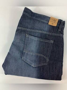 PD&C Paper Denim Men’s Jeans 44 X 32 Slim Straight Navy Blue Sam 2014 New w/ Tag